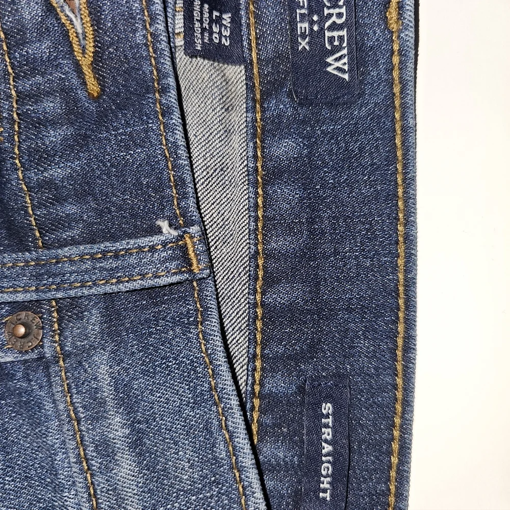 J.‎ Crew Men's Deep Indigo Straight Jeans